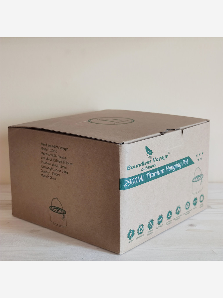 Котелок Boundless Voyage титановый, 2900 мл