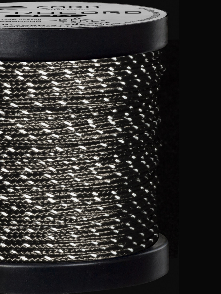 Микрокорд CORD катушка 10м светоотражающий (graphite)