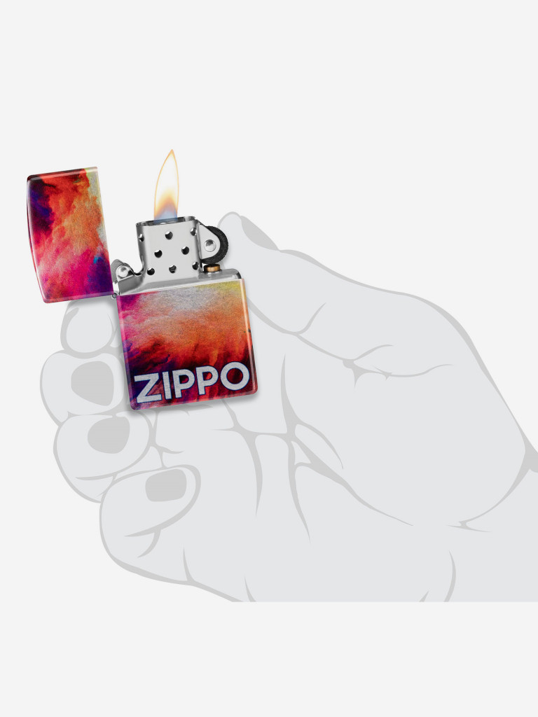 Зажигалка бензиновая ZIPPO 48982 Tie Dye Logo
