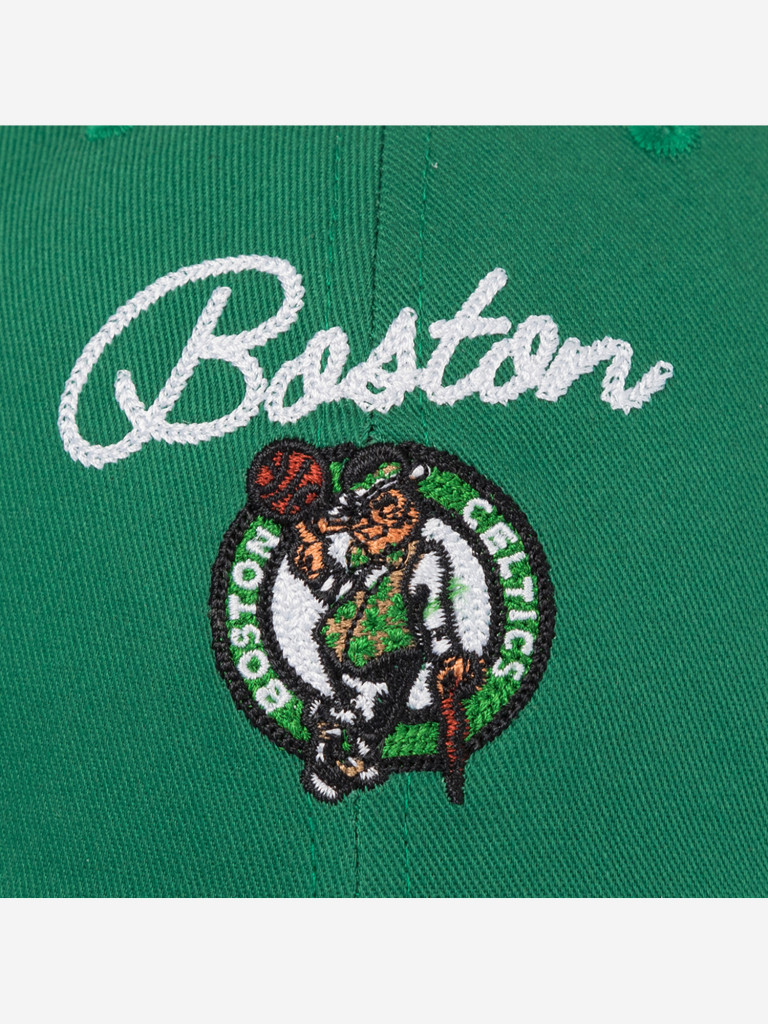 Бейсболка MITCHELL NESS HD10409-BCEGREN Boston Celtics NBA (зеленый)