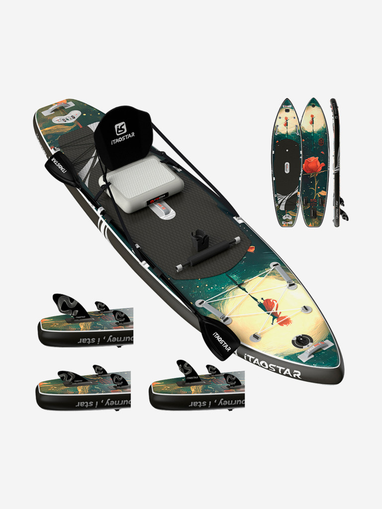 Надувной сапборд/каяк iTAOSTAR Novelty 11.6x35x6 N01H, 350x89x15 см