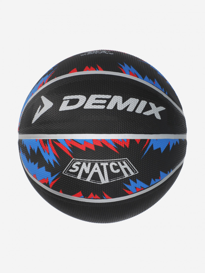 фото Мяч баскетбольный demix snatch streetball, черный