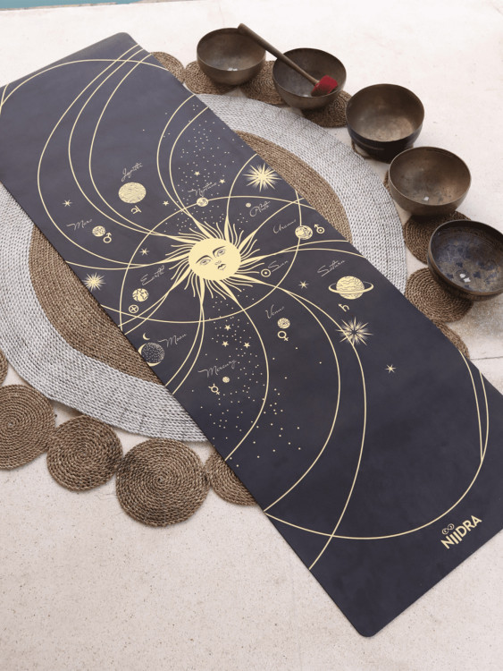 Коврик для йоги NiiDRA Солар облегченный