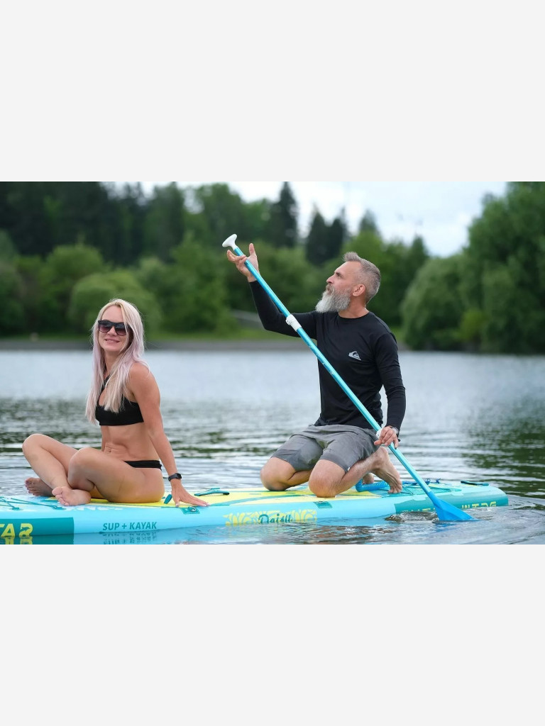 Сапборд надувной iTaoStar Daisy Elegant blue, 350x89x15 см