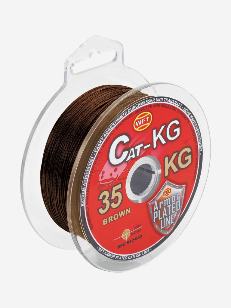 Шнур плетеный WFT KG CAT коричневый 300/040