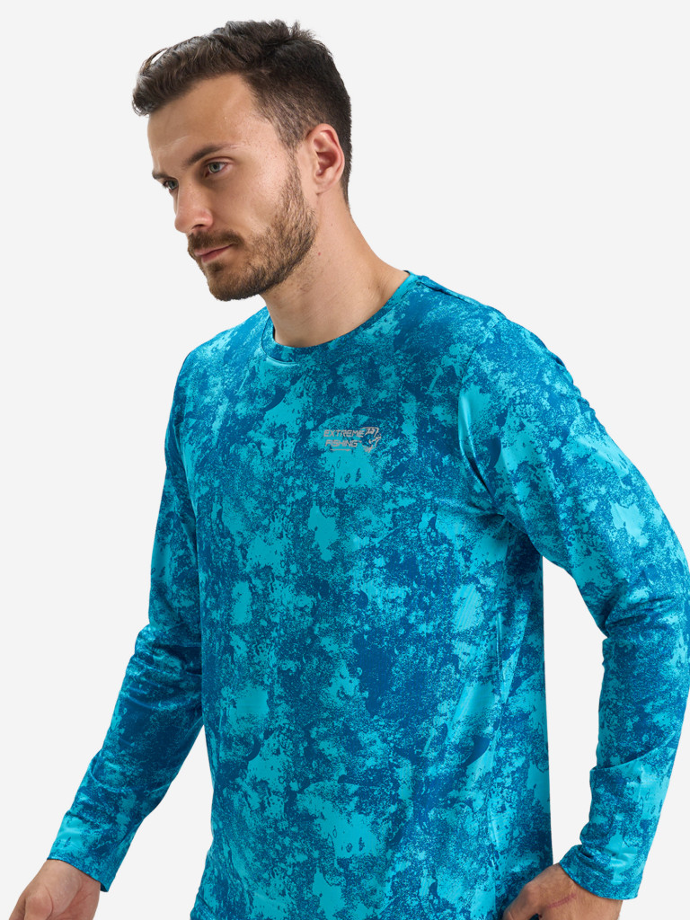 Лонгслив мужской Extreme Fishing OBS-G507 с защитой от солнца UPF50+ для рыбалки