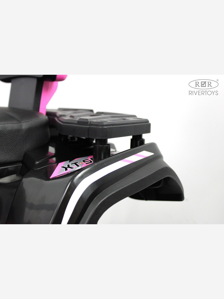 Детский электроквадроцикл RIVERTOYS T001TT 4WD розовый