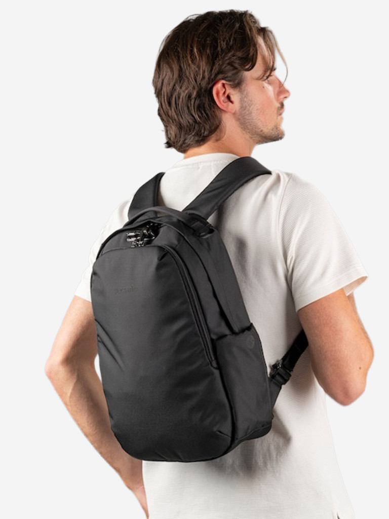 Рюкзак антивор Pacsafe V 16L All-around Backpack, черный, 16 л.