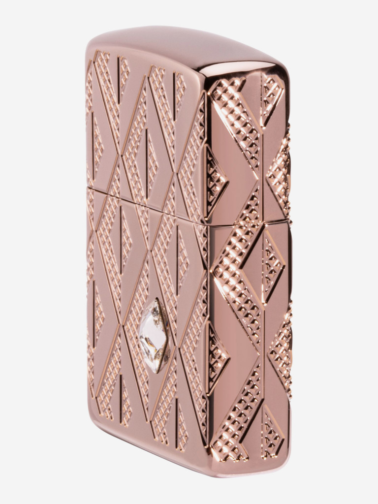 Зажигалка бензиновая ZIPPO 49702 Armor Geometric Diamond Pattern