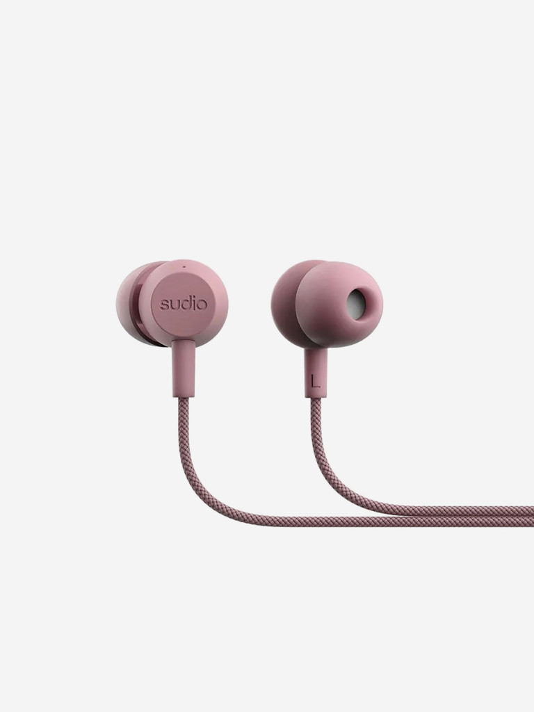 Проводные наушники Sudio V3 Wired Earbuds со встроенным микрофоном, чвет: розовый