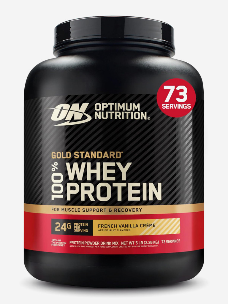 Протеин Optimum Nutrition Голд Стандарт 100% Вей, 2270 г, Ванильный крем