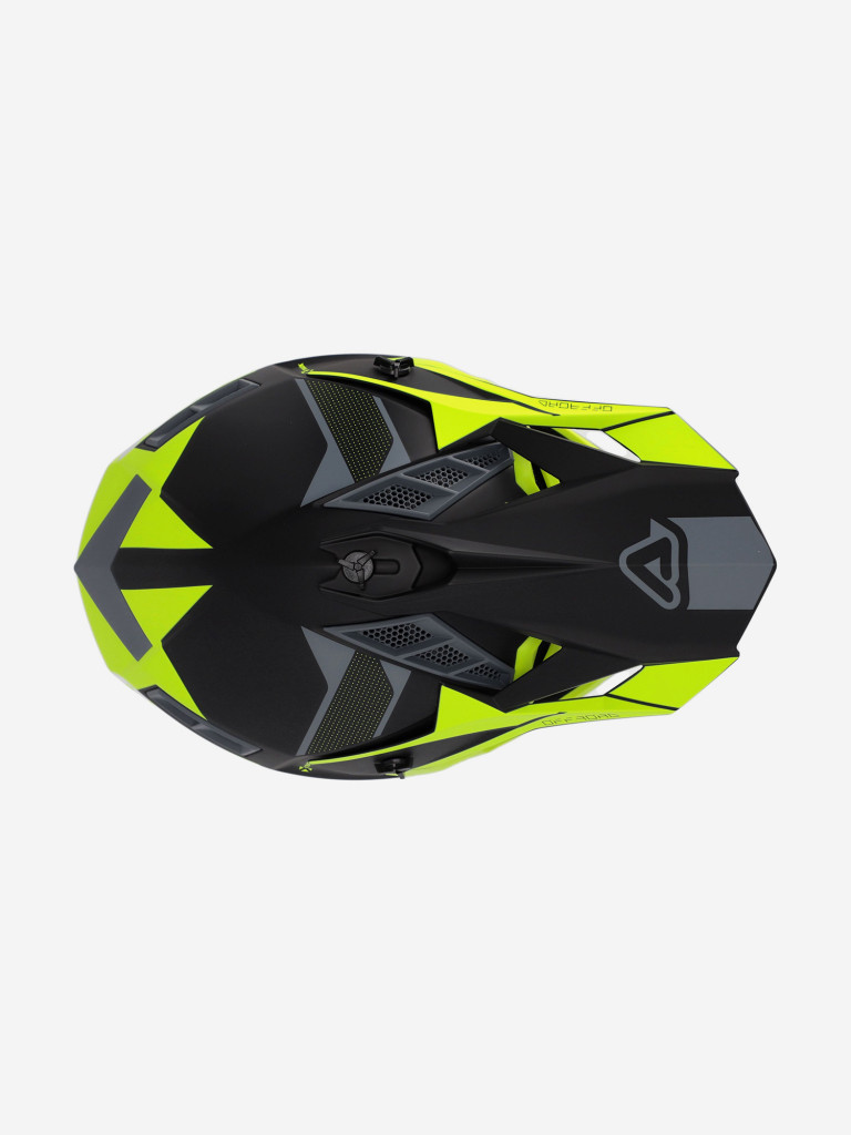 Мотошлем кроссовый взрослый Acerbis X-TRACK 22-06 Black/Fluo-Yellow