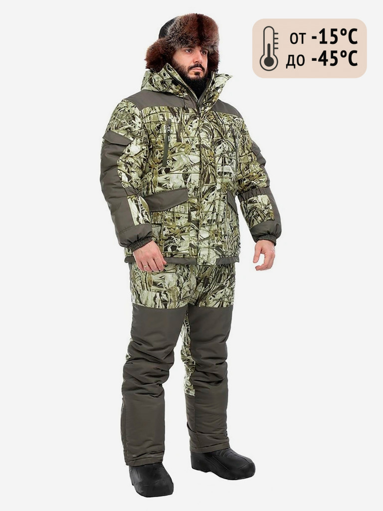 Костюм зимний Helios ГОРКА-1 (куртка+полукомбинезон) для рыбалки и охоты