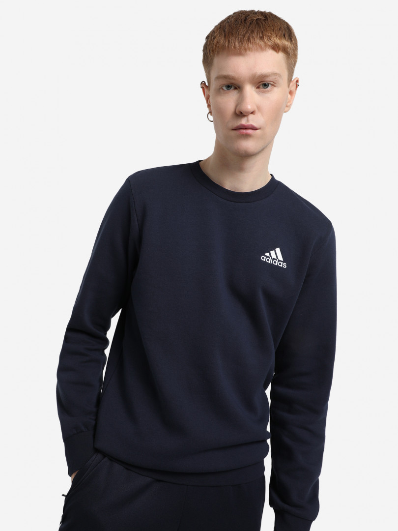 фото Джемпер флисовый adidas feelcozy, синий