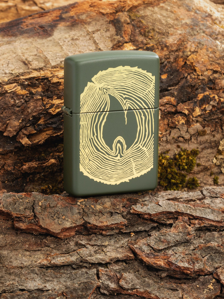 Зажигалка бензиновая ZIPPO 48959 Wood Ring