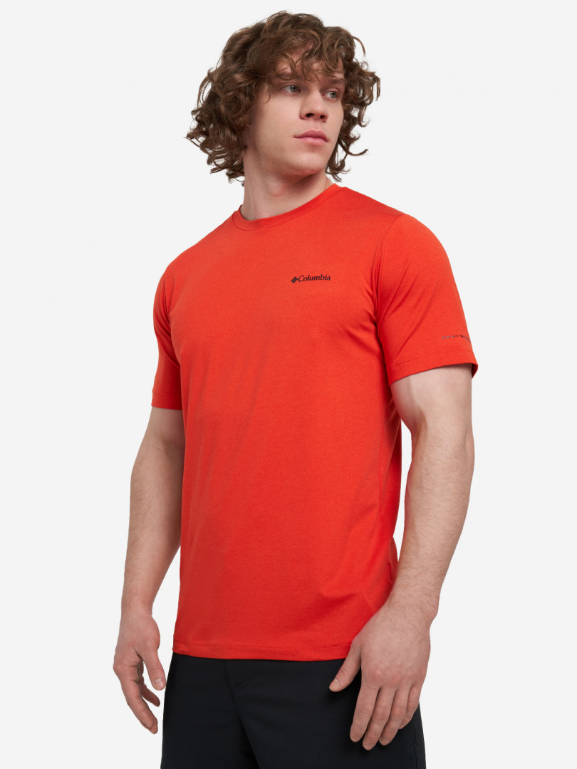 Футболка мужская Columbia Tech Trail Crew Neck Ii 30106470299 Оранжевый, размер 56,54,48, 50,50, 52, фото 1