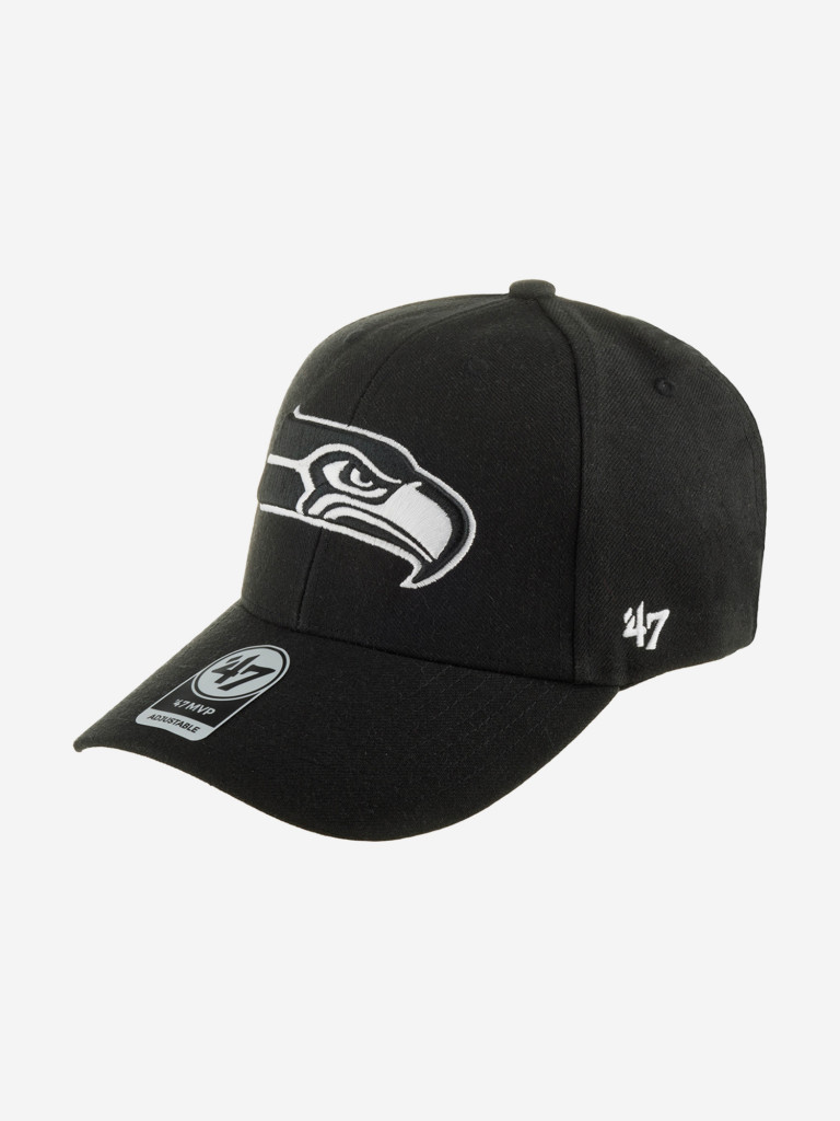 Бейсболка 47 BRAND F-MVP28WBV-BK Seattle Seahawks NFL