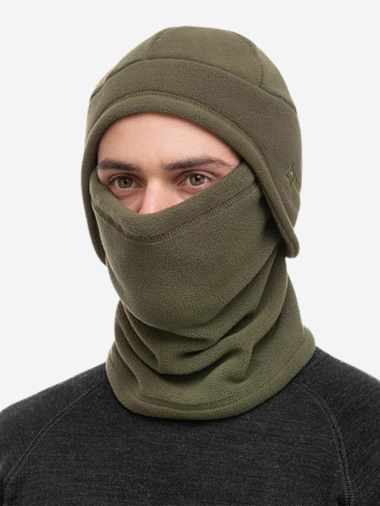 Комплект флисовый NISUS AVIOR (шапка с ушками+бафф) для рыбалки и охоты