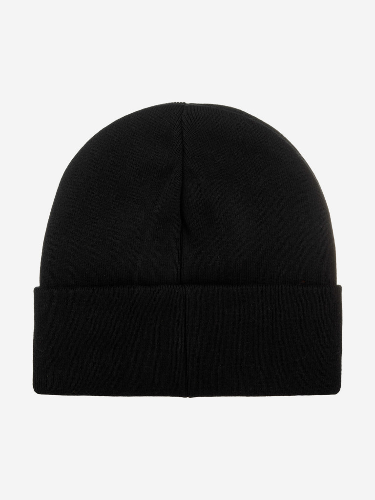 Шапка с отворотом STETSON 8599501 BEANIE ORGANIC COTTON/ MERINO (черный)
