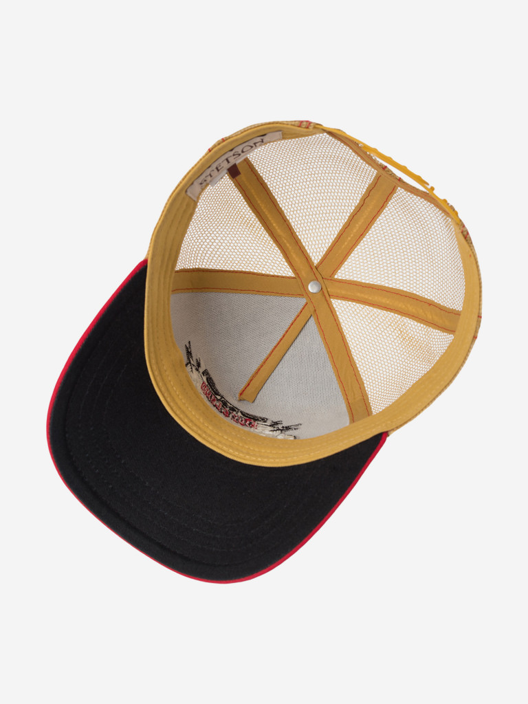 Бейсболка с сеточкой STETSON 7741111K TRUCKER CAP FESTIVAL LIVE LOUD (оливковый)