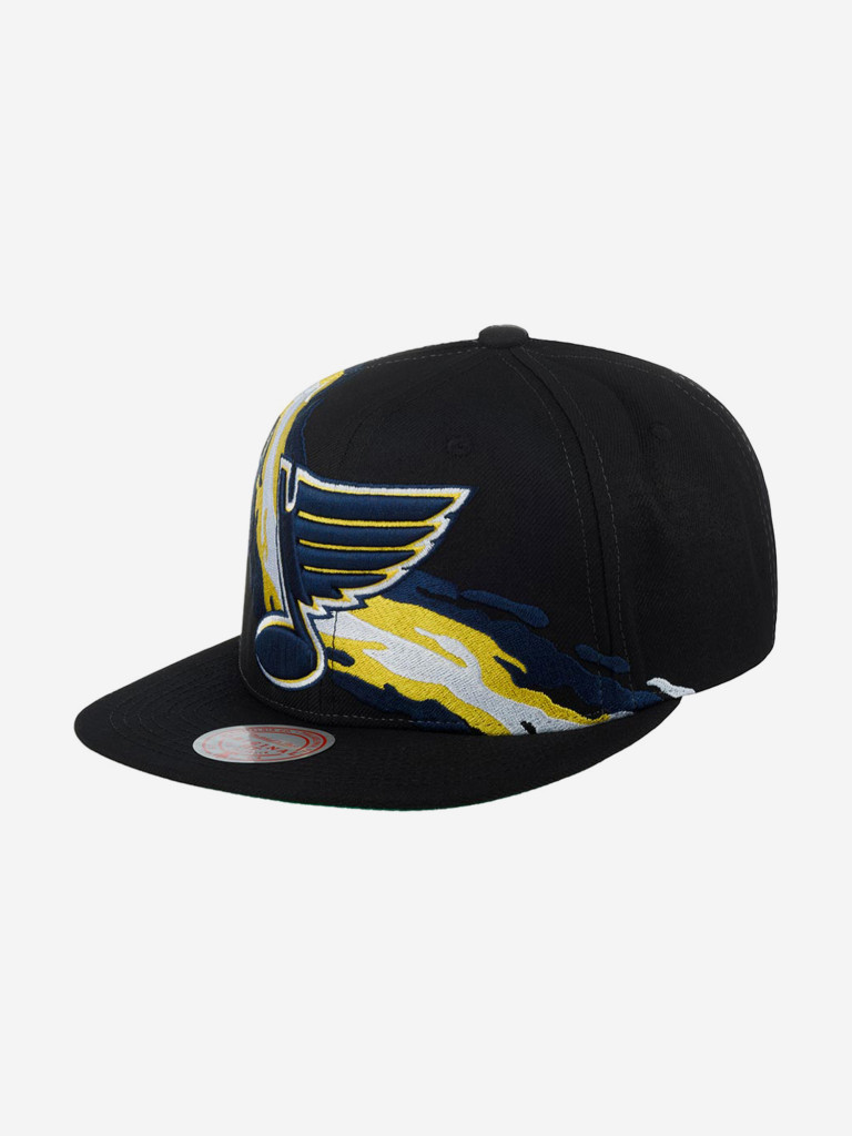 Бейсболка с прямым козырьком MITCHELL NESS 6HSSSH22087-SLUBLCK St Louis Blues NHL (черный)
