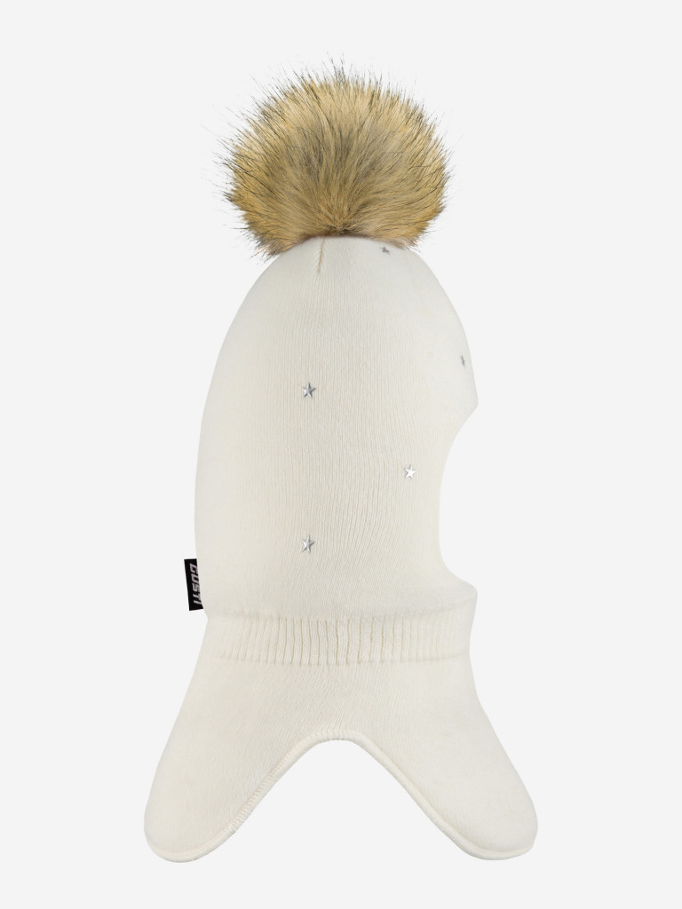Шапка-шлем для девочки GUSTI GW25AC1230G-MILK