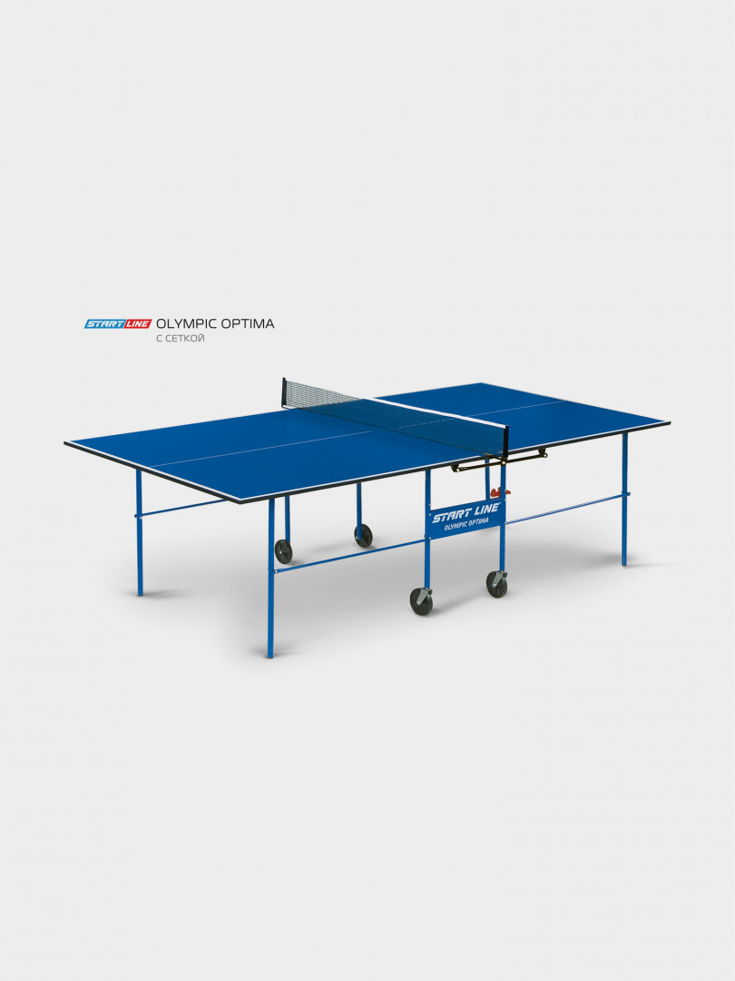 фото Теннисный стол для помещений start line olympic optima, синий