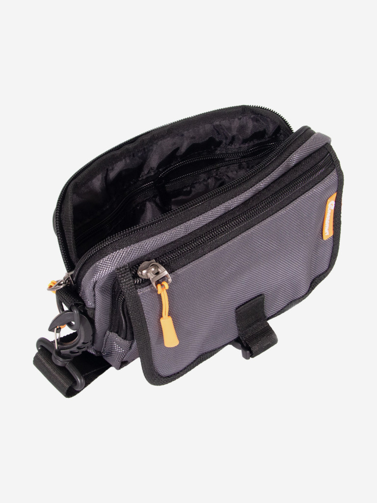 Сумка рыболовная Следопыт Street Fishing MultiLock S-Pouch, 13,5х22х8 см, цвет серый.
