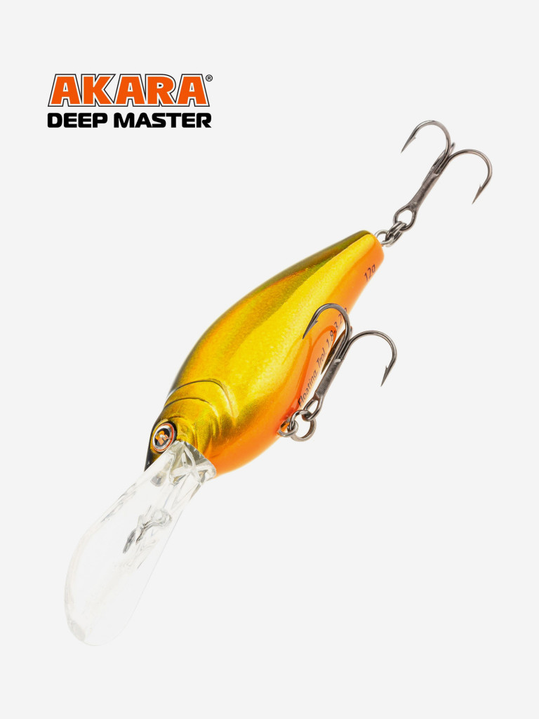 Воблер Akara Deep Master 60F кренк плавающий для троллинга на щуку, судака, окуня 12гр A59