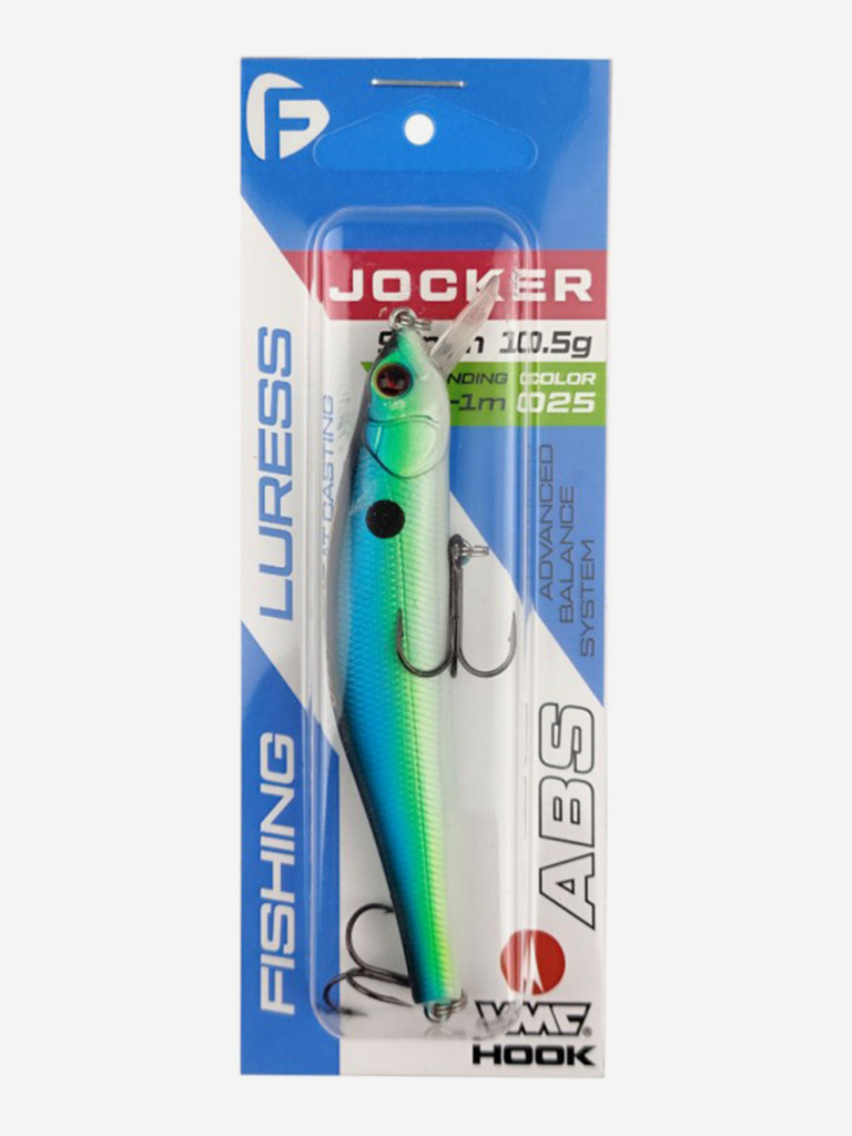Воблер F-FISHING Jocker 90SP 90мм 10.5г 0.5-1.0м 025 Суспендр