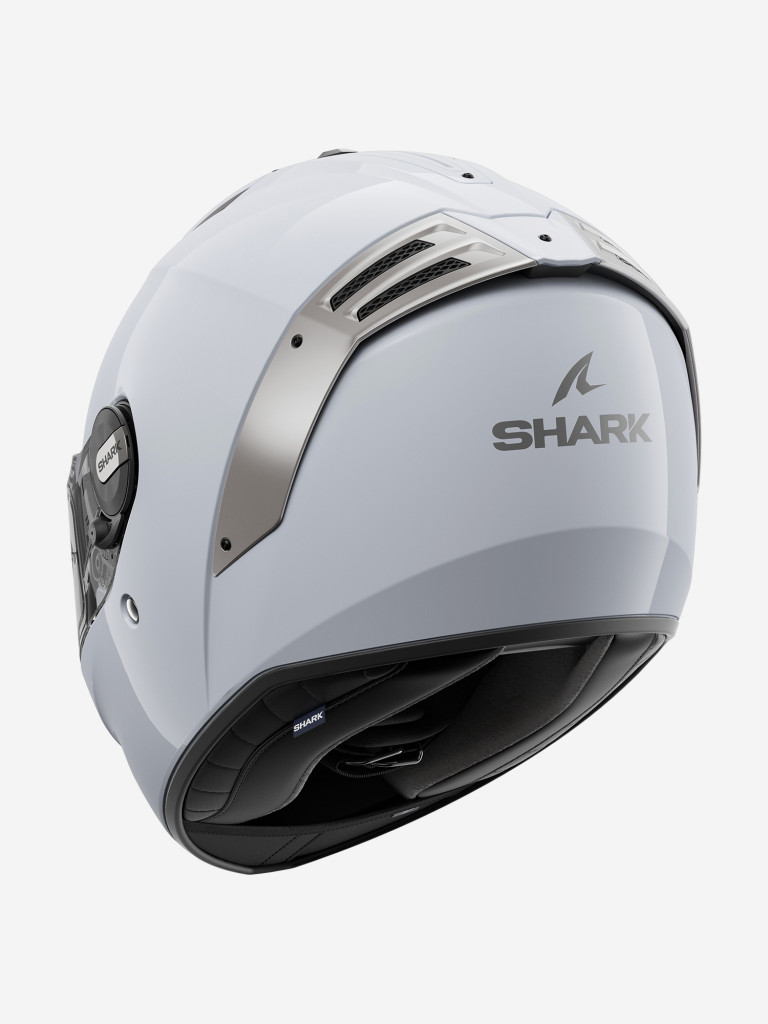 Мотошлем интеграл SHARK SPARTAN RS BLANK White/Silver Glossy