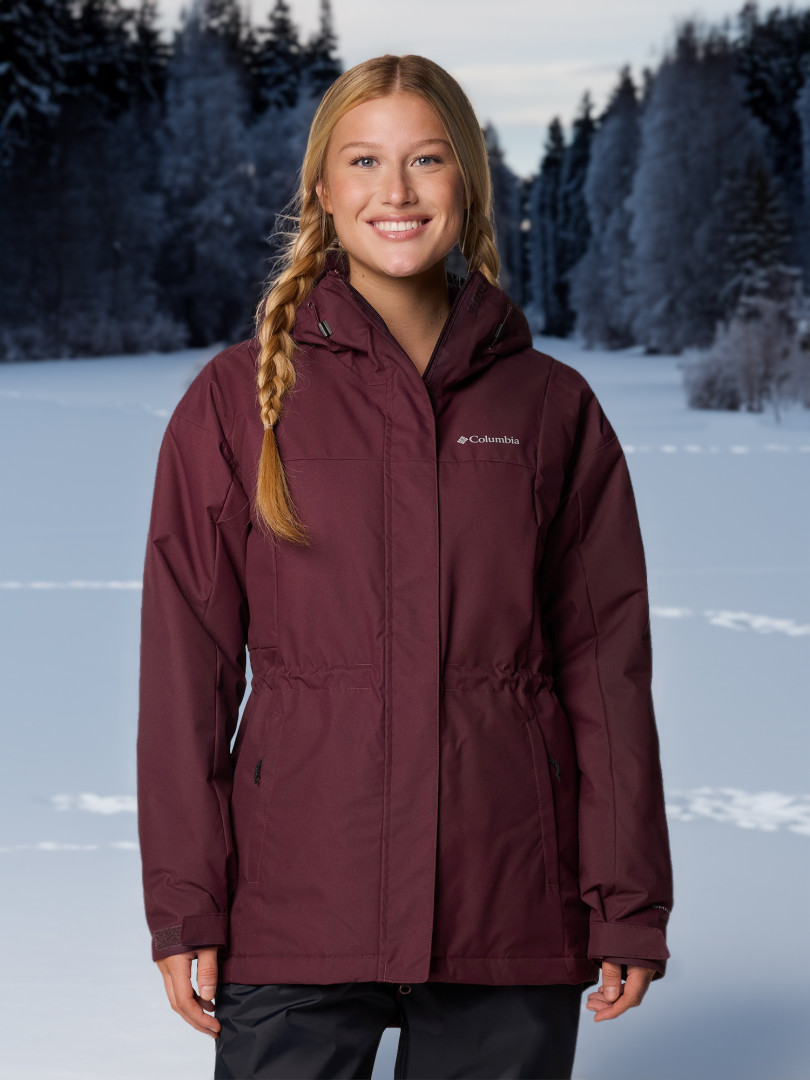 Куртка утепленная женская Columbia Hikebound II Long Insulated Jacket, Красный