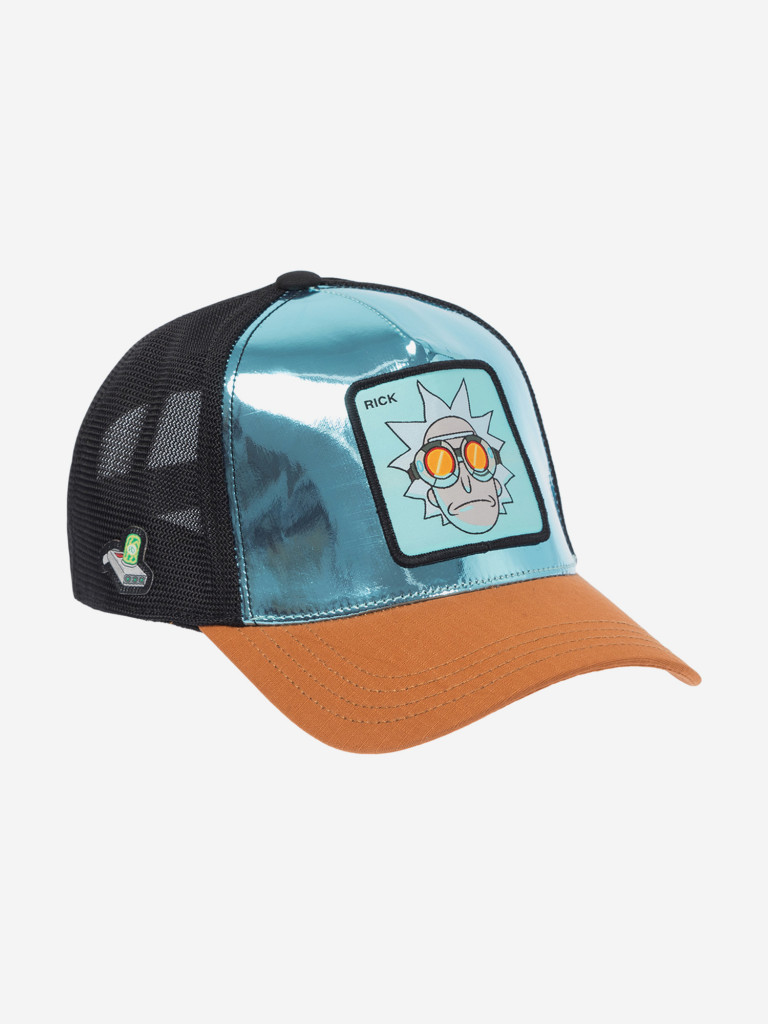 Бейсболка с сеточкой CAPSLAB CL/REM4/1/CT/GLA Rick and Morty Rick (голубой)