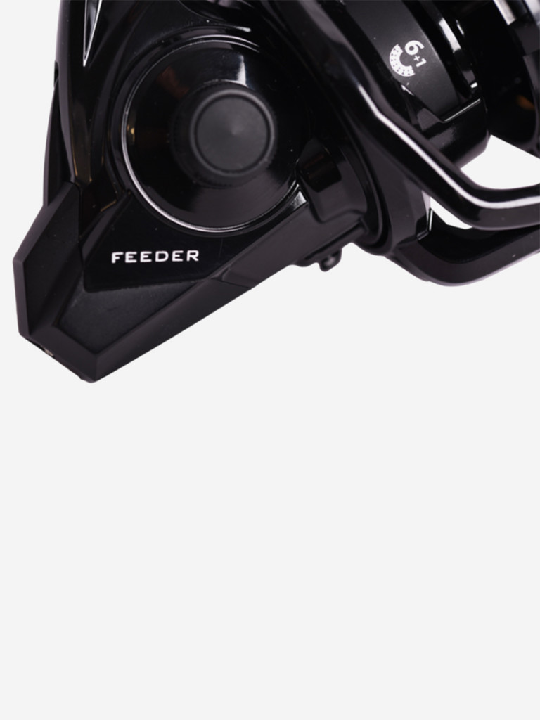 Катушка для рыбалки безынерционная фидерная Black Side Selector 4500FD (6+1 подш.)