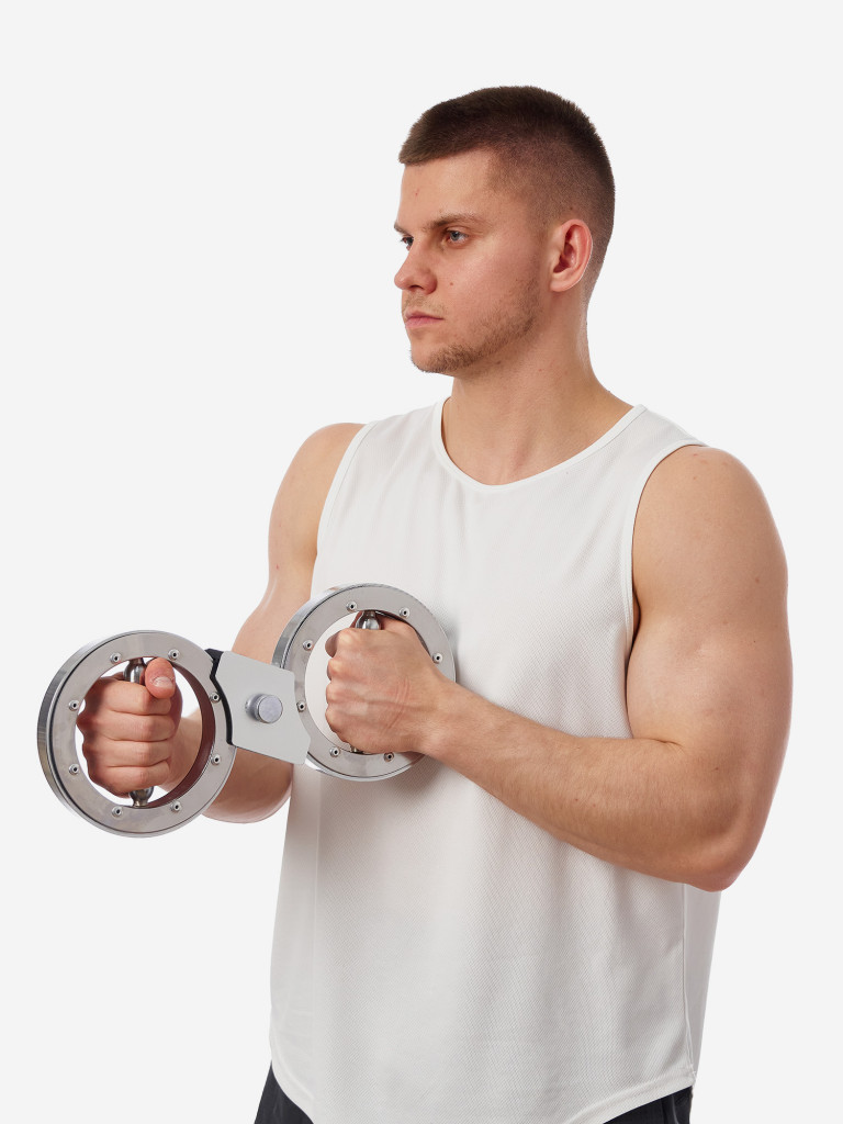 Burn Machine 360 Speed Bag, Бёрн Машина, Спортивный тренажер для бокса, MMA, кроссфита, развития реакции, скорости и мышечной выносливости с регулировкой сопротивления серебряный