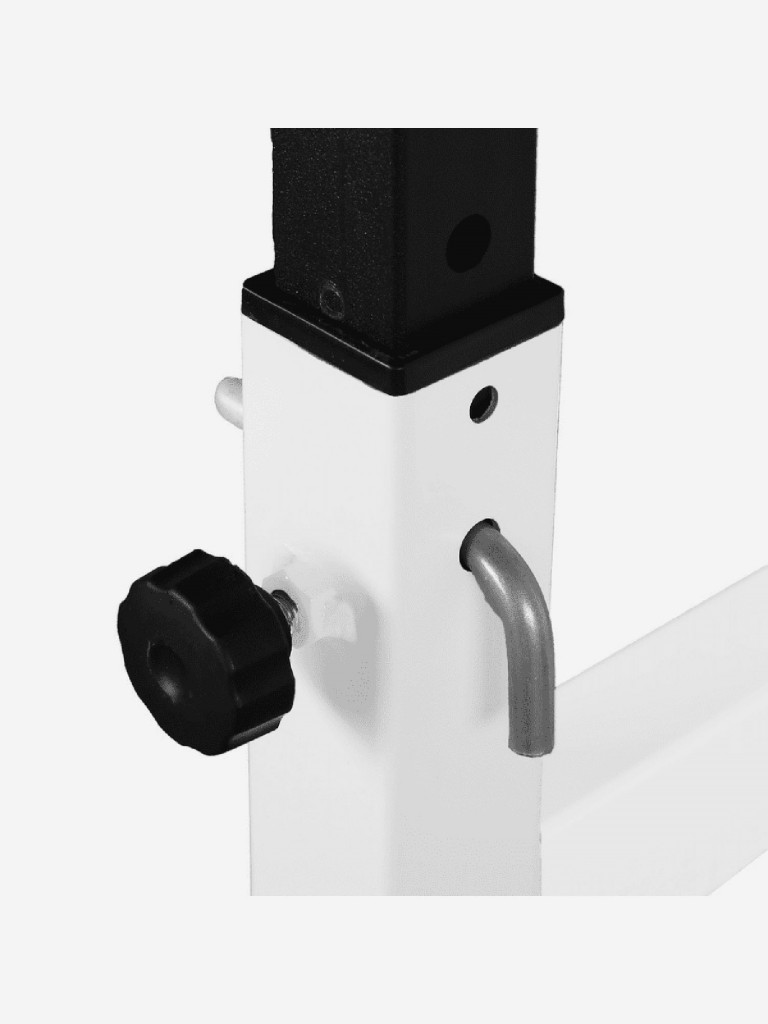 Скамья со стойками неотделимая Sportlim Атлант Белая