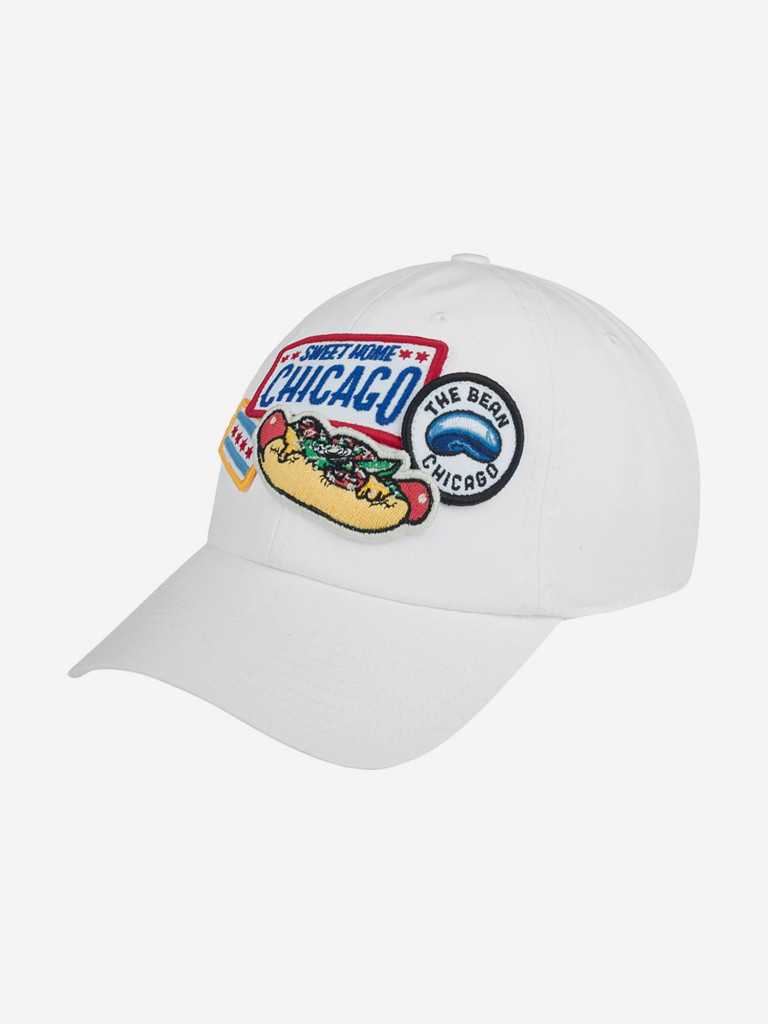 Бейсболка AMERICAN NEEDLE 43910A-CHGO City of Chicago Iconic (белый)
