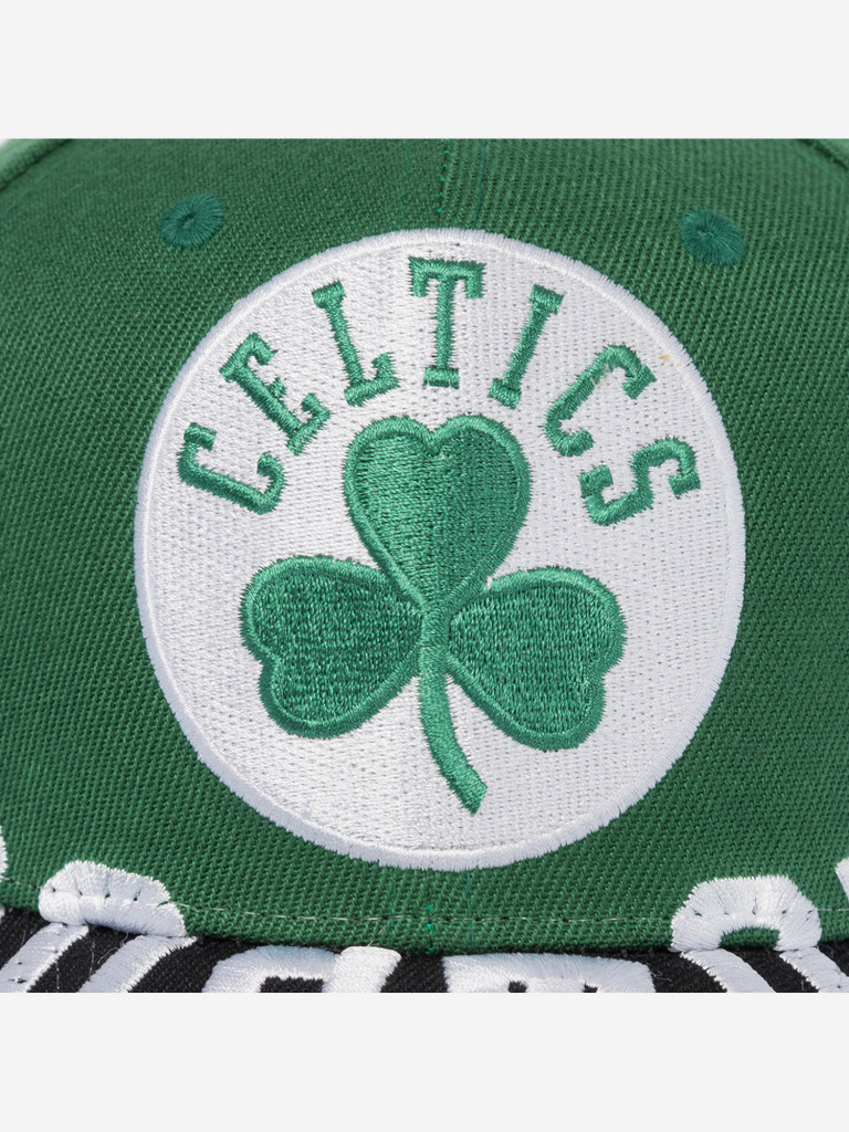 Бейсболка MITCHELL NESS HP10368-BCEGREN Boston Celtics NBA (зеленый)