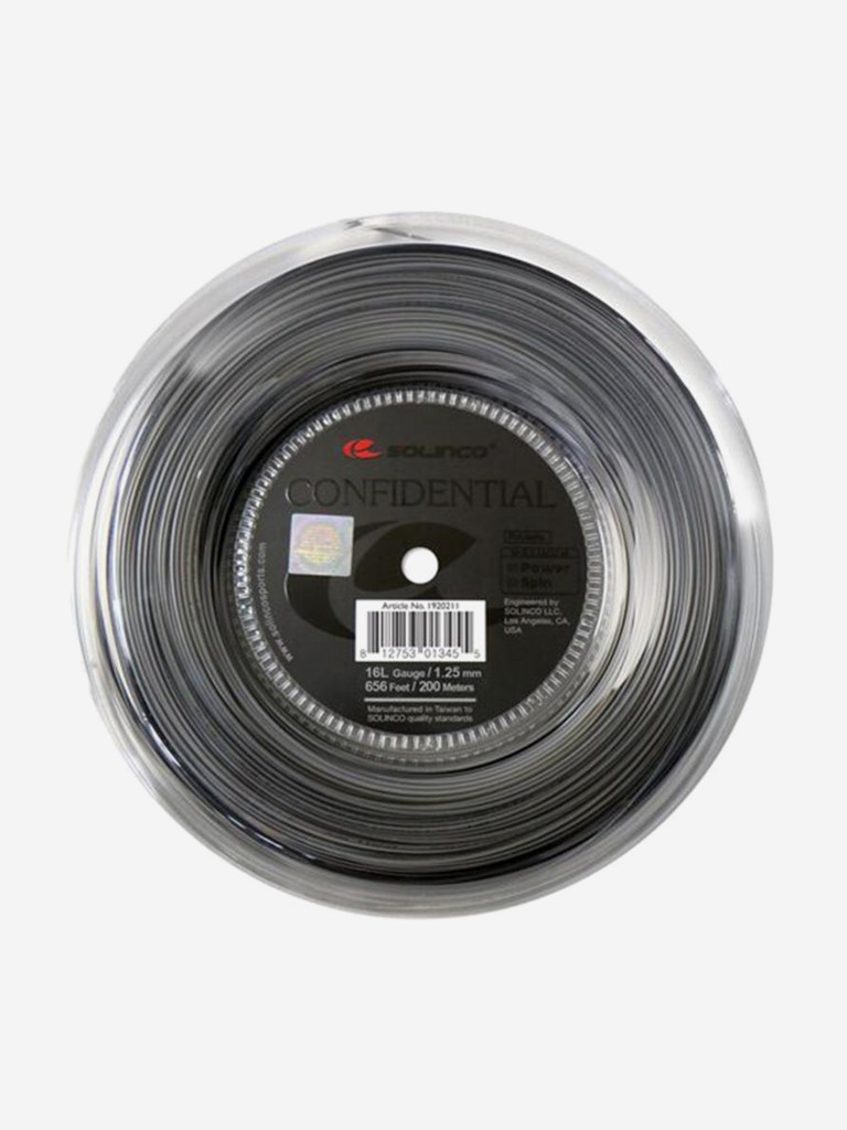 Струна для теннисной ракетки Solinco Confidential 1.25(200m)