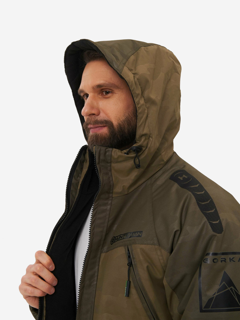 Костюм мужской зимний Huntsman Горка Люкс, ткань Breathable Camo