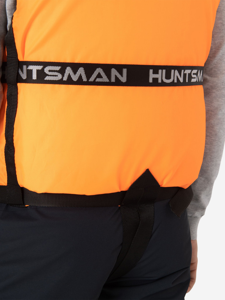 Жилет спасательный HUNTSMAN ПР для рыбалки двусторонний, 80 кг