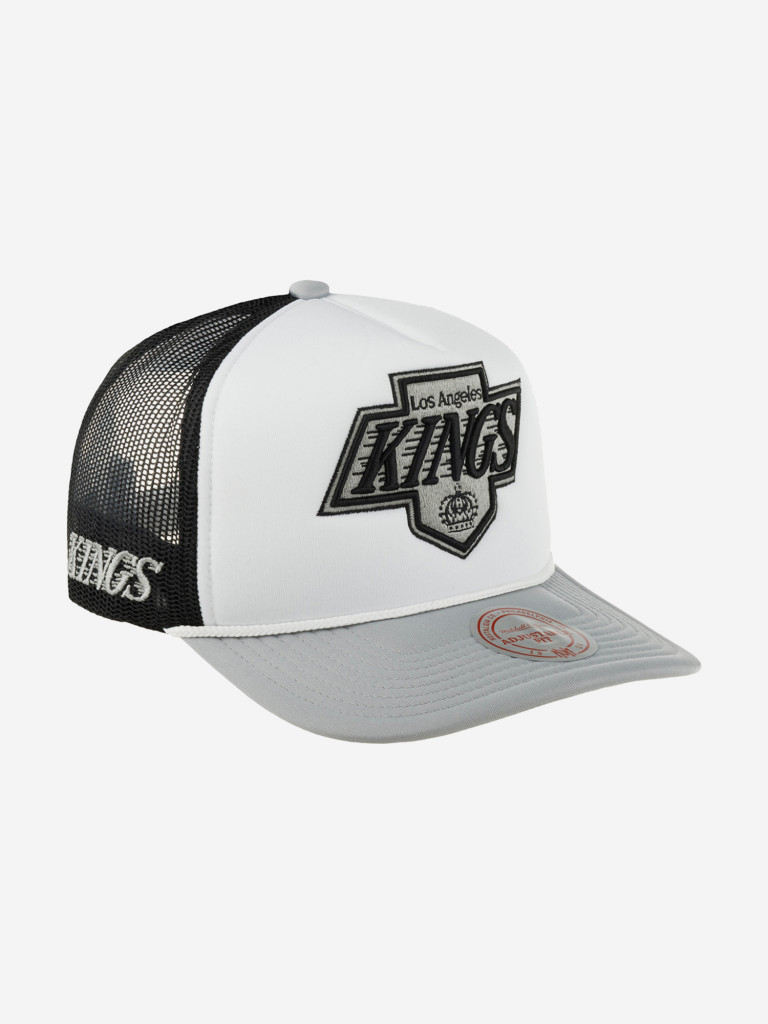 Бейсболка с сеточкой MITCHELL NESS HT8360-LAKWHIT Los Angeles Kings NHL (белый)