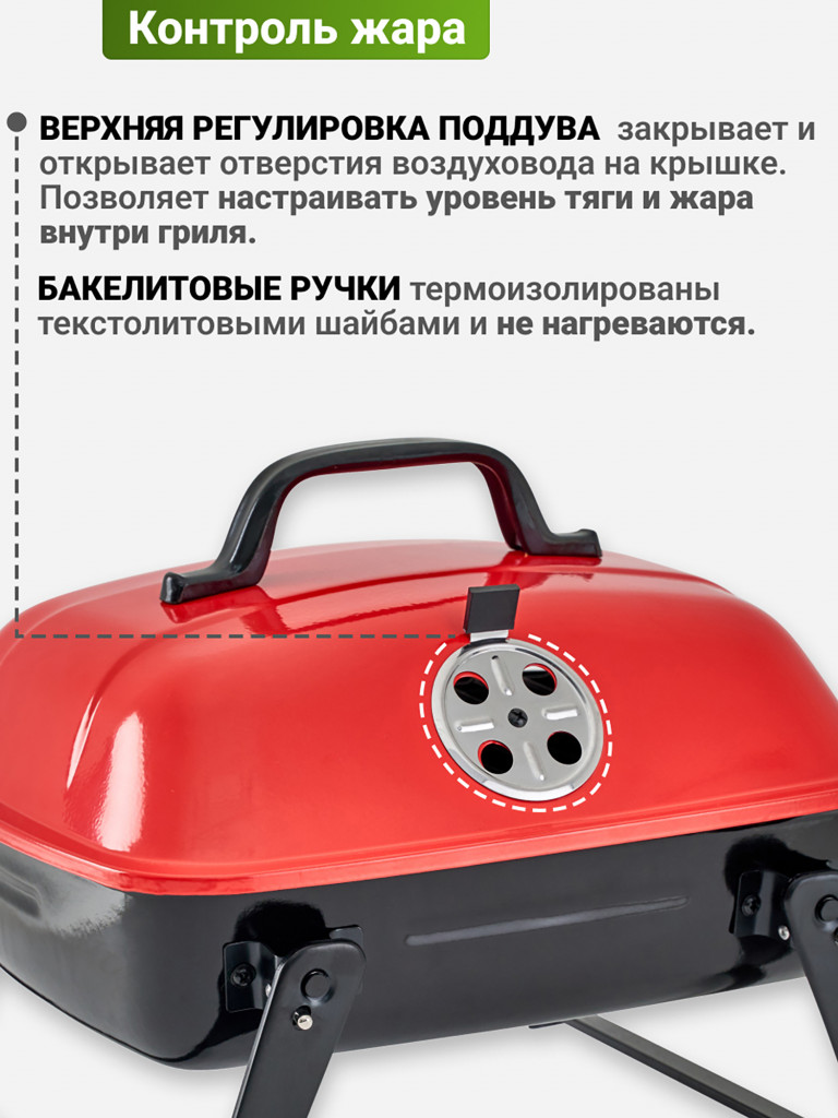 Угольный гриль барбекю Best Picnic Picnic 36
