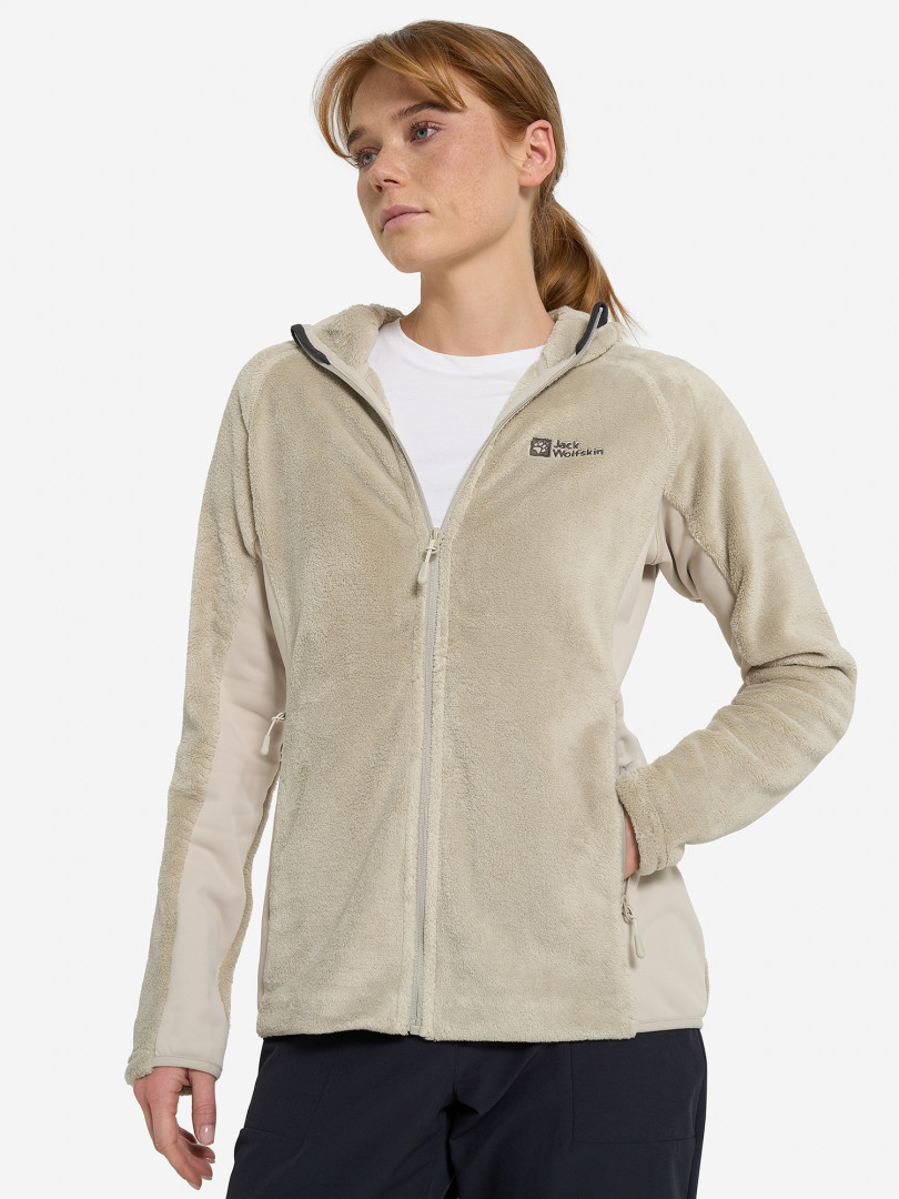 Джемпер флисовый женский Jack Wolfskin Rotwand Бежевый 11499₽