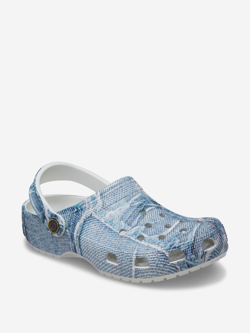 Клоги Crocs Classic Denim Clog 31491020299 Голубой, размер 37, 38,42, 43,38, 39,39, 40,43, 44,41, 42,40, 41, фото 6