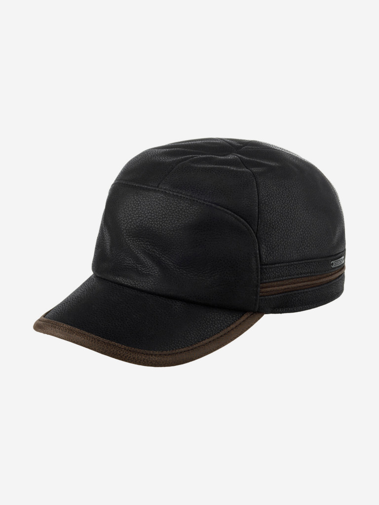 Бейсболка STETSON 7777301 BASEBALL CAP COWHIDE EF (черный)