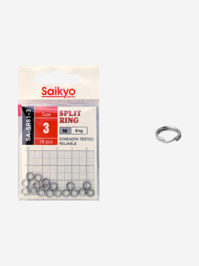 Заводное кольцо Saikyo SA-SR81-3 (1 упк. по 18 шт.)