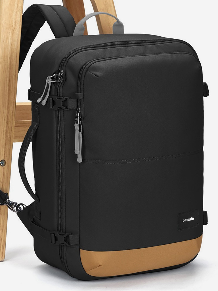 Рюкзак антивор Pacsafe GO Carry-on 34, Jet Black, 34 л.