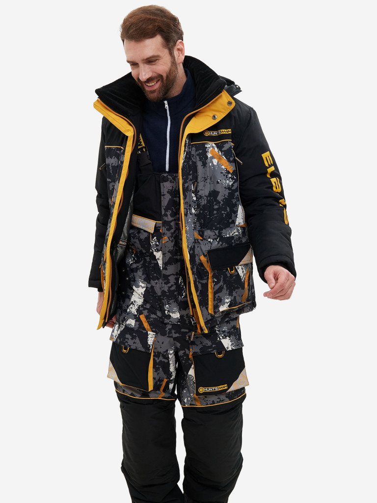 Костюм мужской Huntsman Elbrus, зимний из мембранной ткани, для охоты и рыбалки