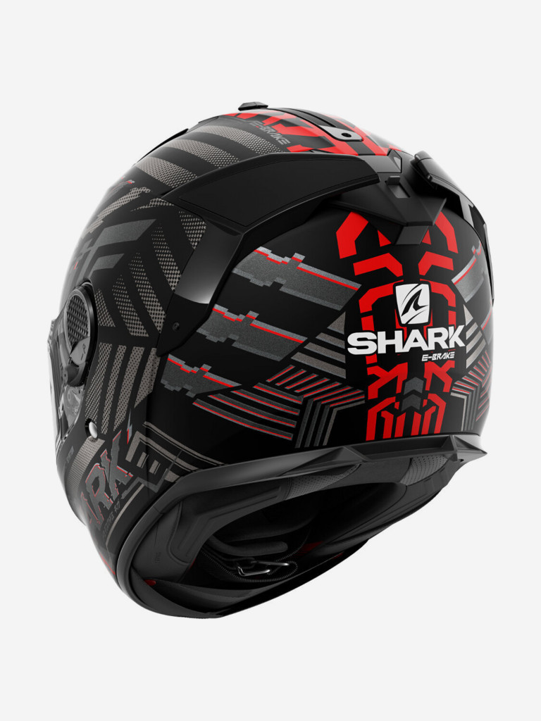 Мотошлем интеграл SHARK SPARTAN GT E-BRAKE BCL. MICR. MAT Black/Grey/Red